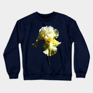 Irises - Pale Yellow Iris Crewneck Sweatshirt